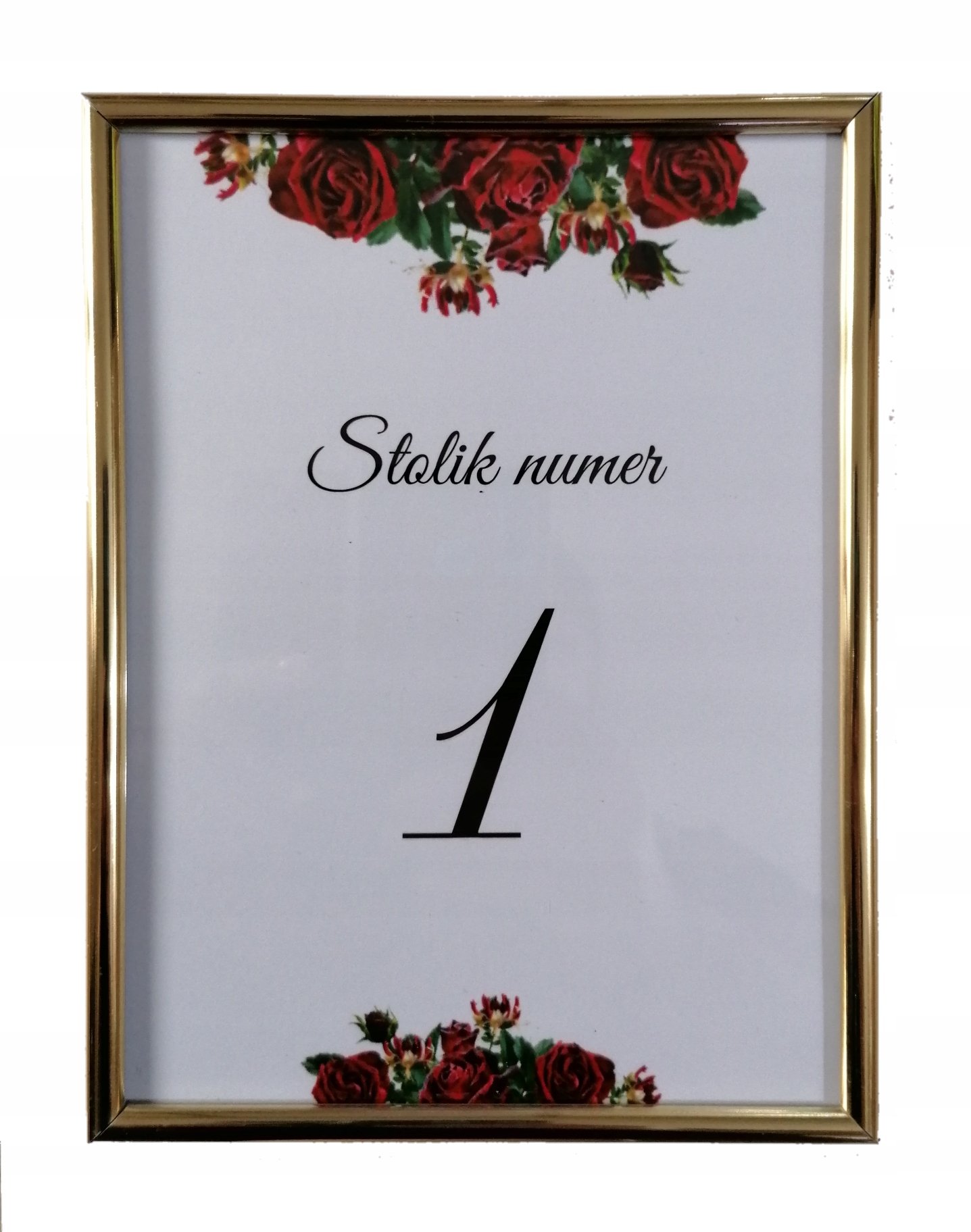 

Numery stołów ramka