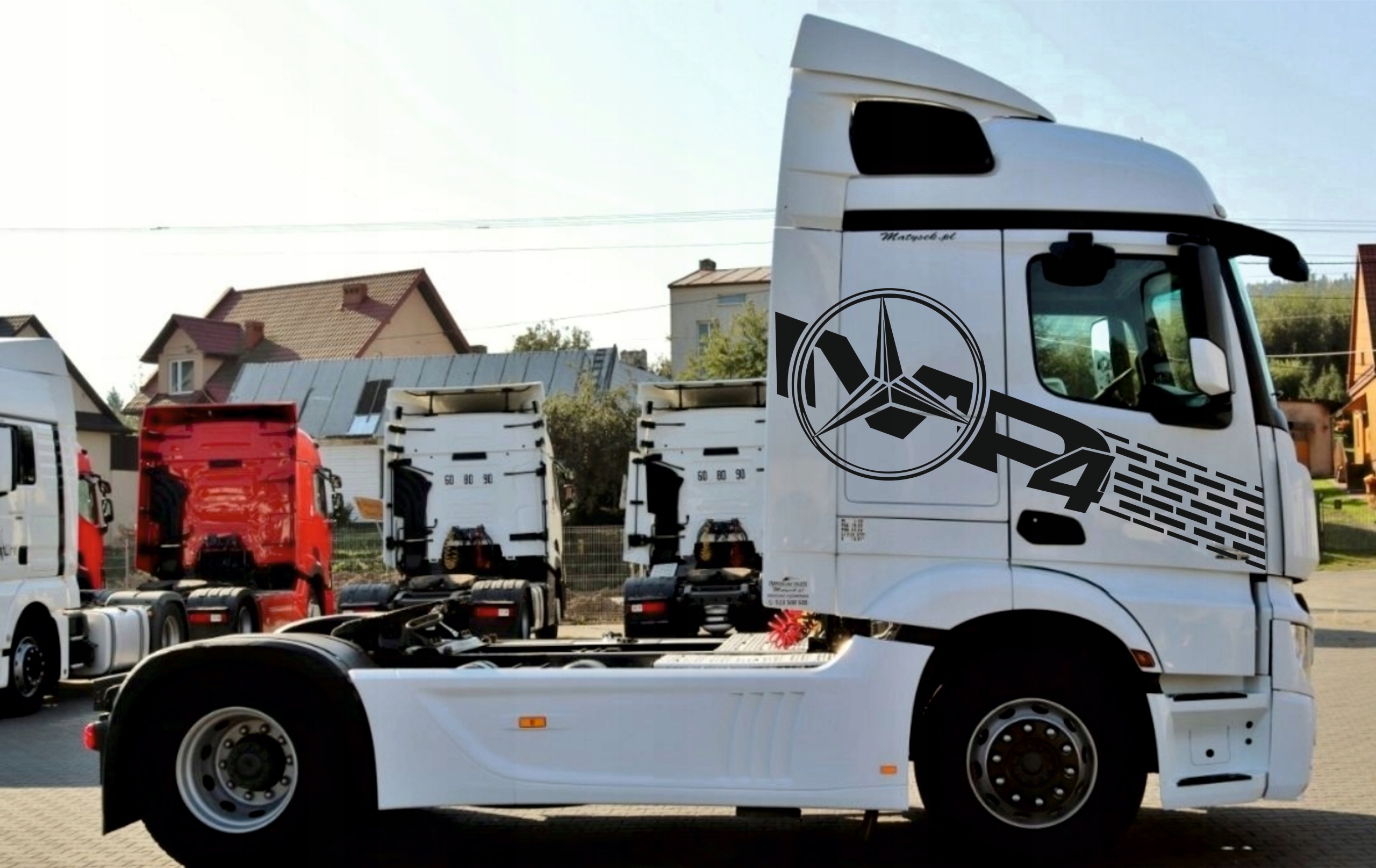 Nálepky Mercedes Actros MP1 MP2 MP3 MP4 MP5