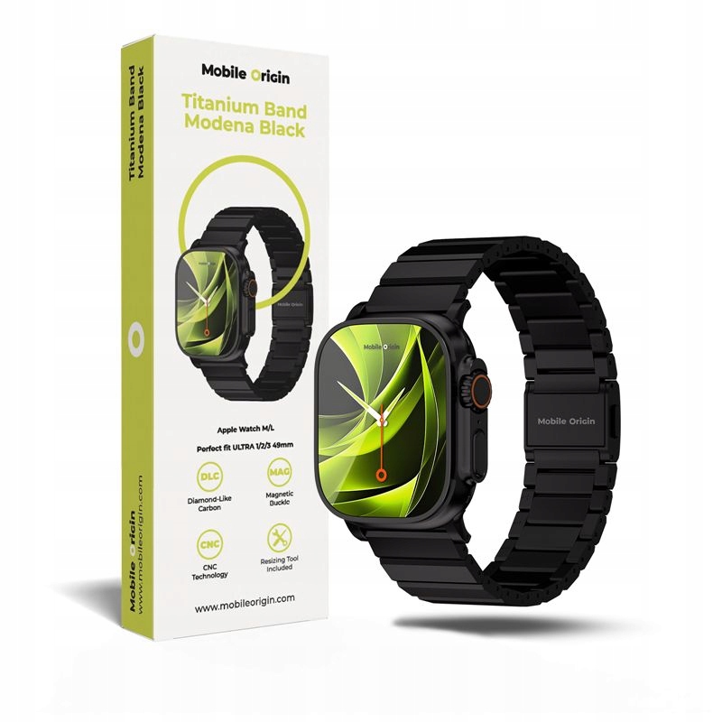 Mobile Origin Titanium Band Modena Řemínek Pro Apple Watch Ultra 49 MM