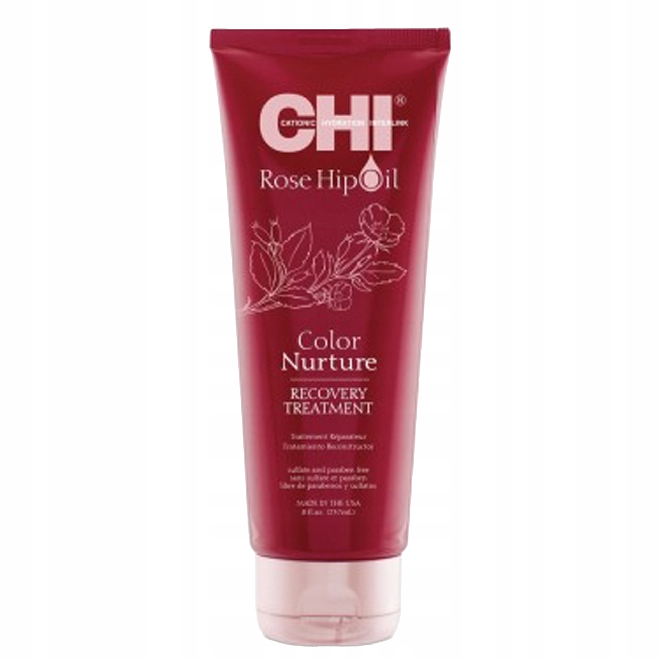 Chi Rose Hip Oil Recovery Treatment Maska Pro Barvené Vlasy 237 ML