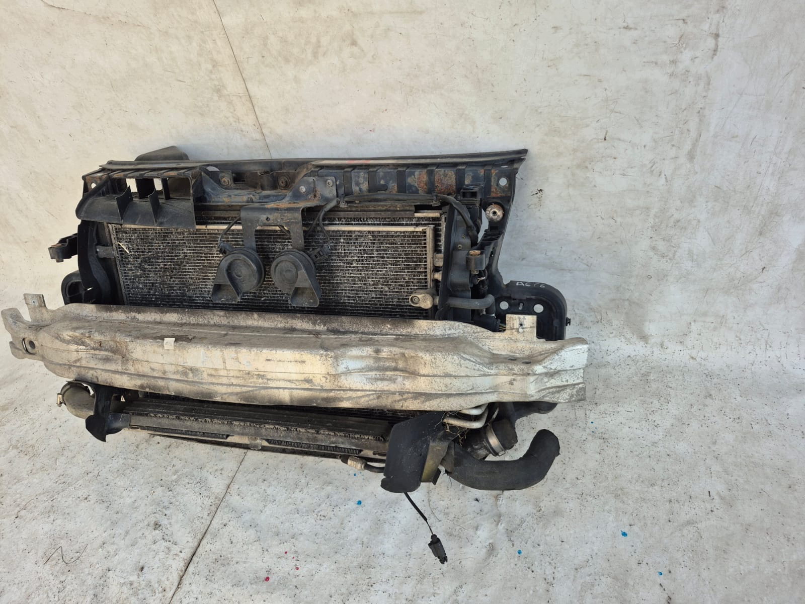 AUDI A6 C6 4F 4F0 04- front body wall front pillar iron sider