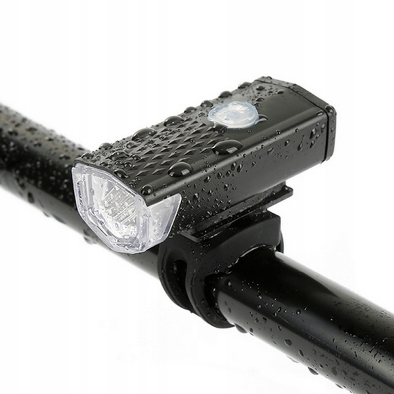 LAMPKA ROWEROWA LED NA ROWER KIEROWNICĘ MOCNA AKUMULATOROWA USB + TYŁ TYLNA Rodzaj zestaw
