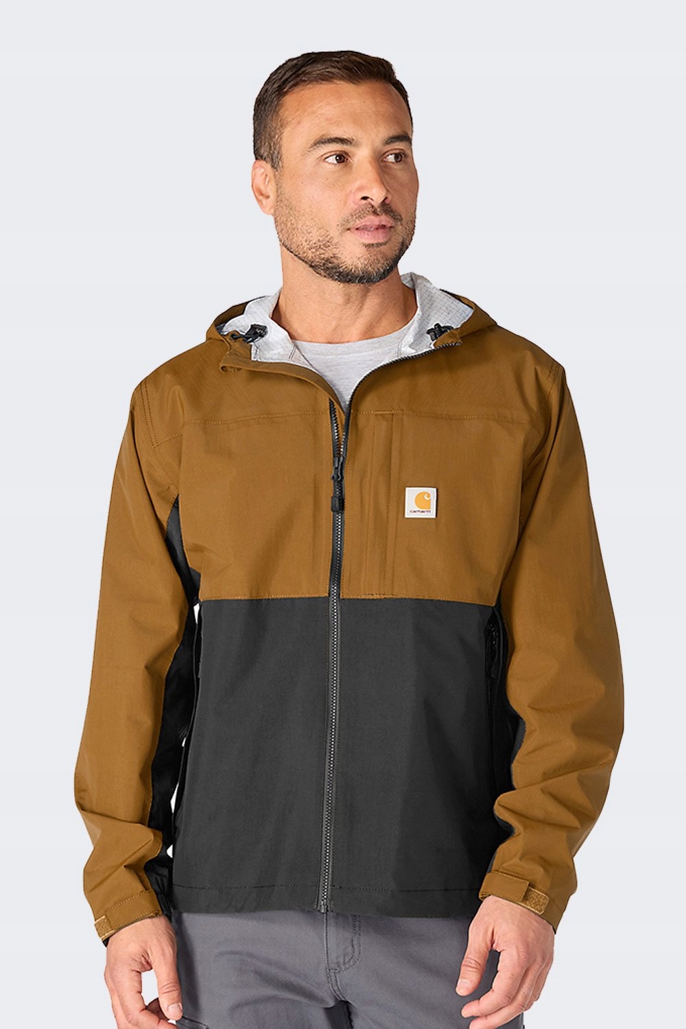 Pláštěnková bunda Carhartt Monterey Brownbla