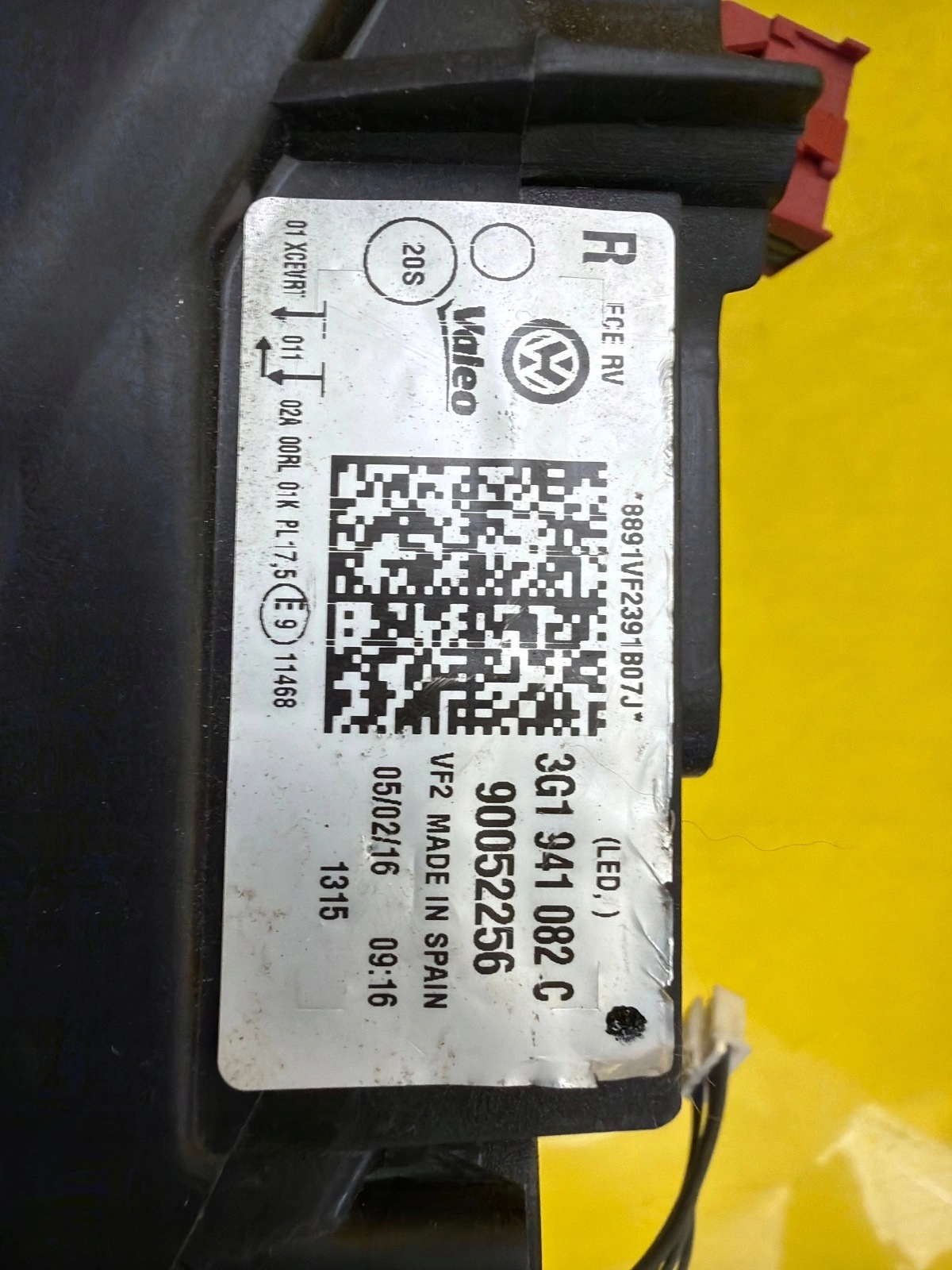 light right VW Passat B8 Full Led 3G1941082C