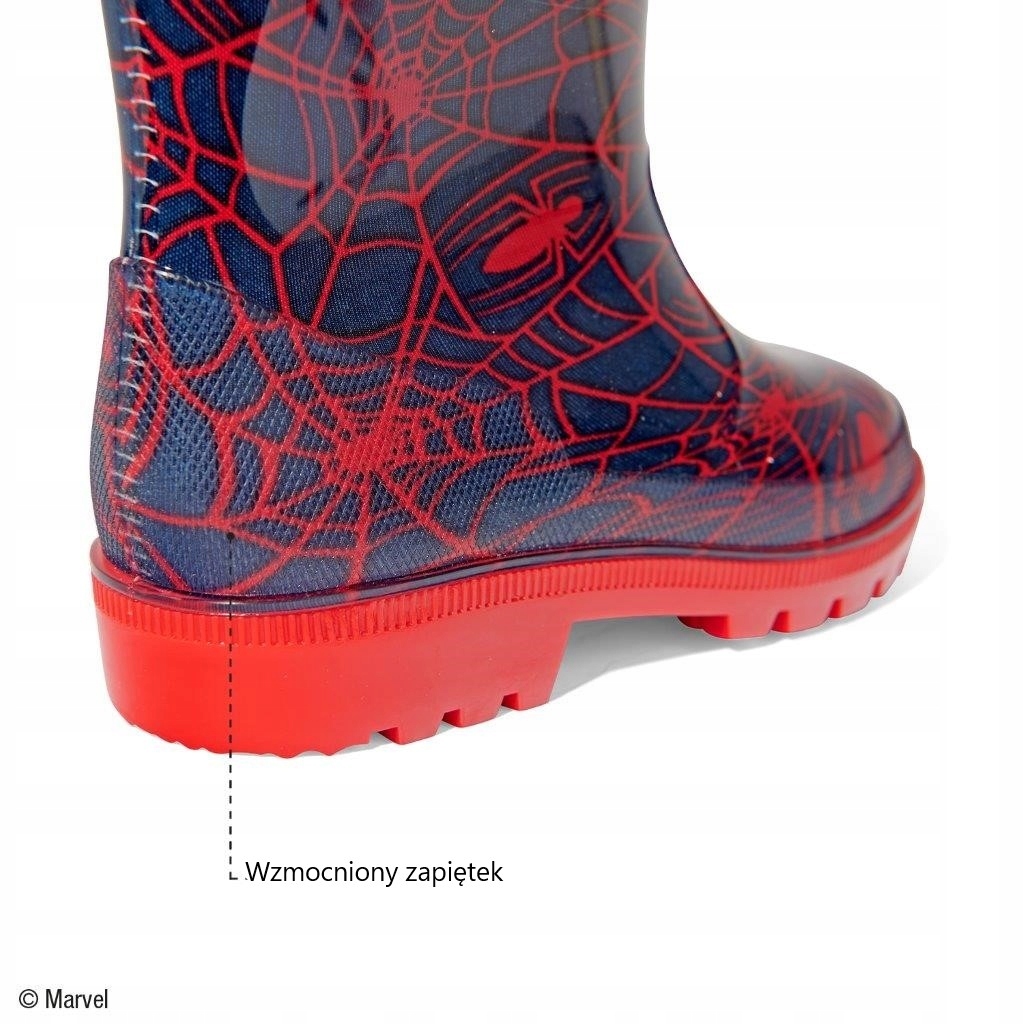 Kalosze dziecięce gumowe 98073 SPIDERMAN 30/31 Płeć chłopcy dziewczynki