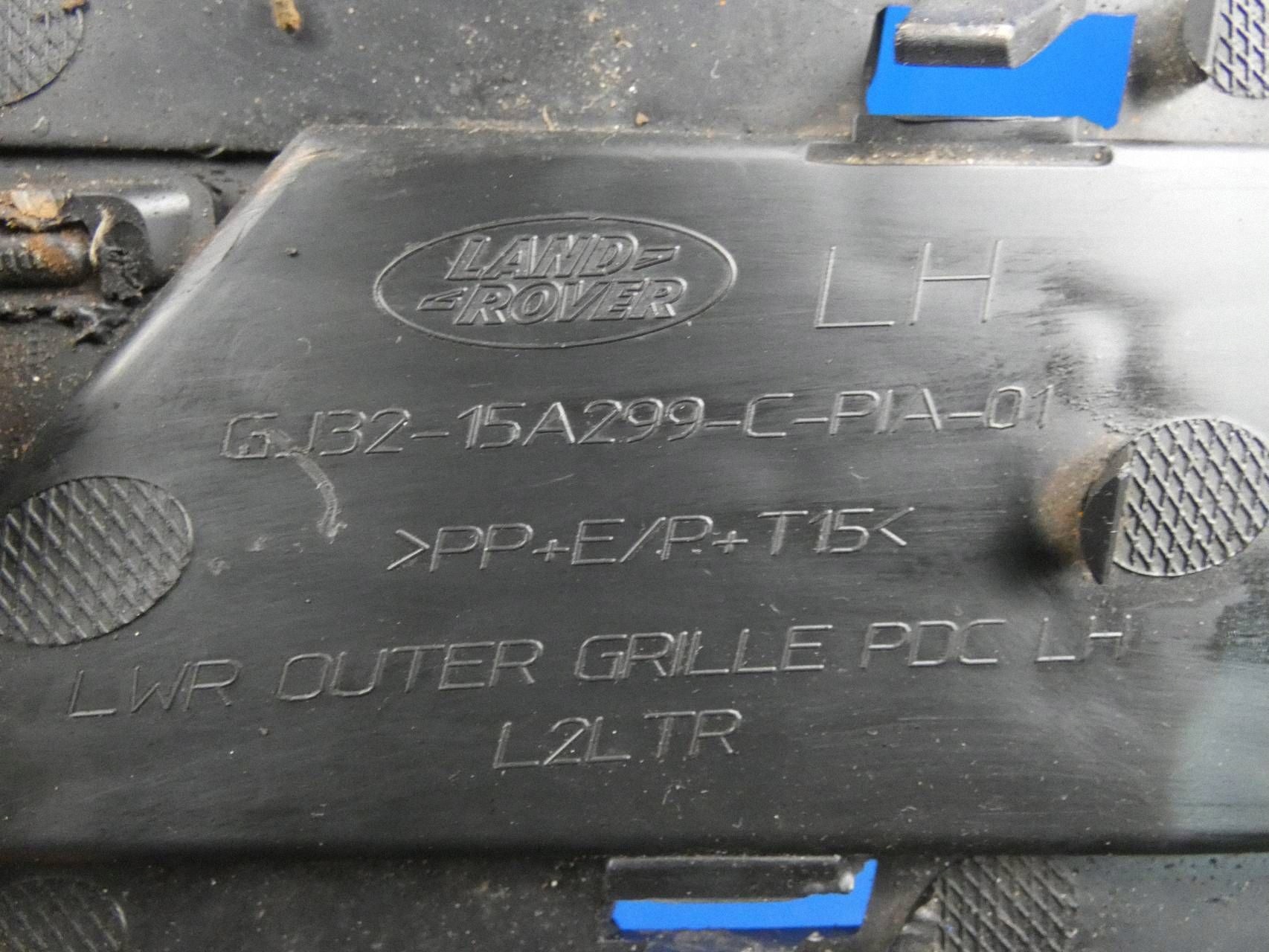 RANGE ROVER EVOQUE L538 LIFT grid of a bumper left front