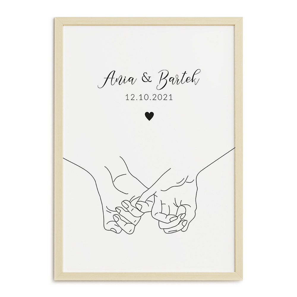 

Plakat A4 Prezent Dla Niej Niego Na Ślub Dla Par