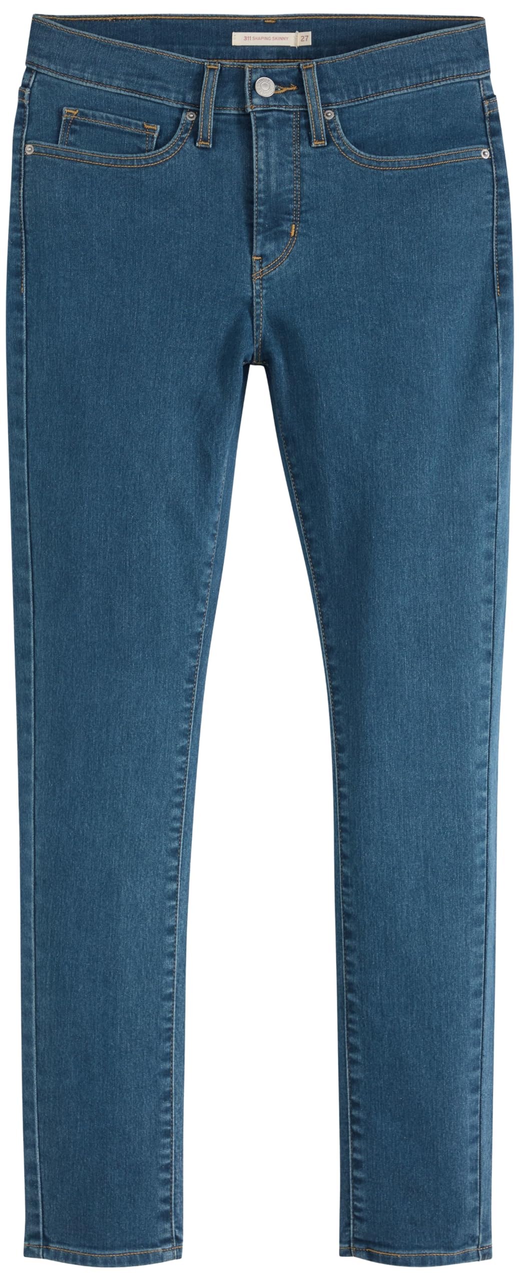 Levi's 311 Shaping Skinny Damskie Jeansy Średni Stan Niebieski