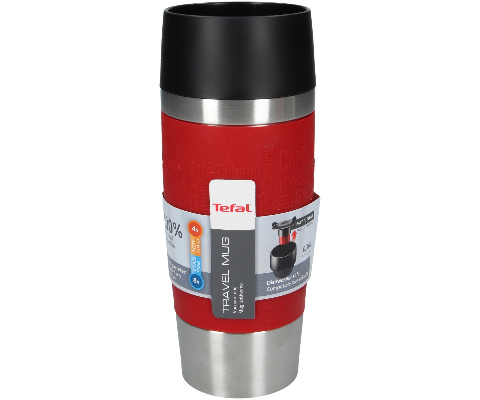 

Tefal Kubek termiczny Travel Mug 360ml czerwony