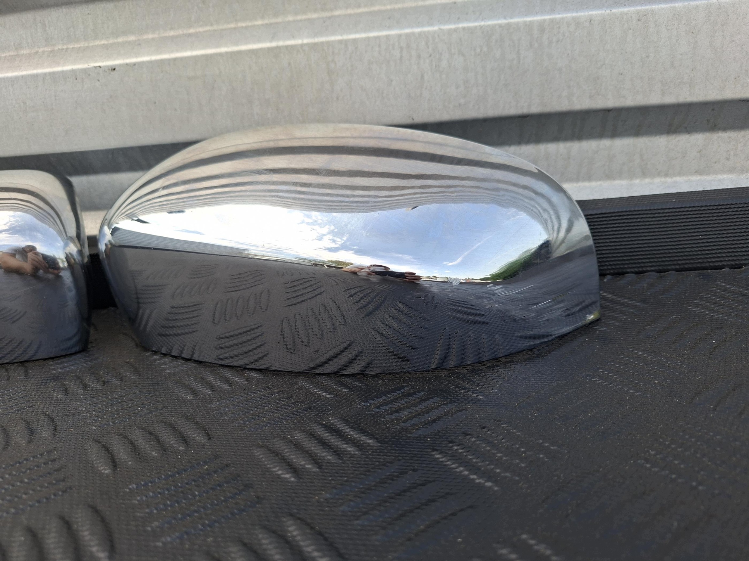 caps for mirrors covers CHROM KOMPLET JEEP CHEROKEE V KL