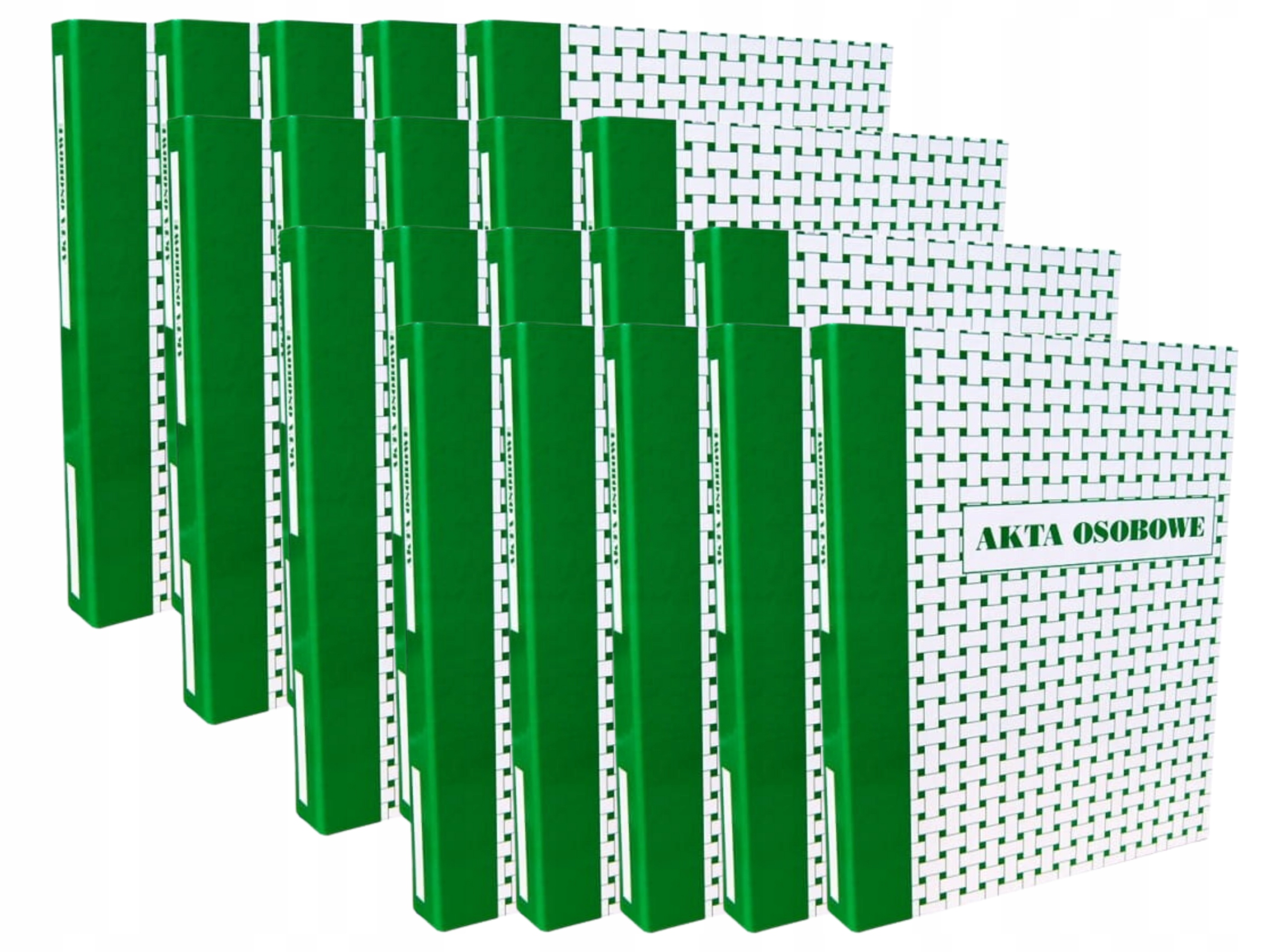 

Teczka do akt osobowych Konfex zielona 20 sztuk