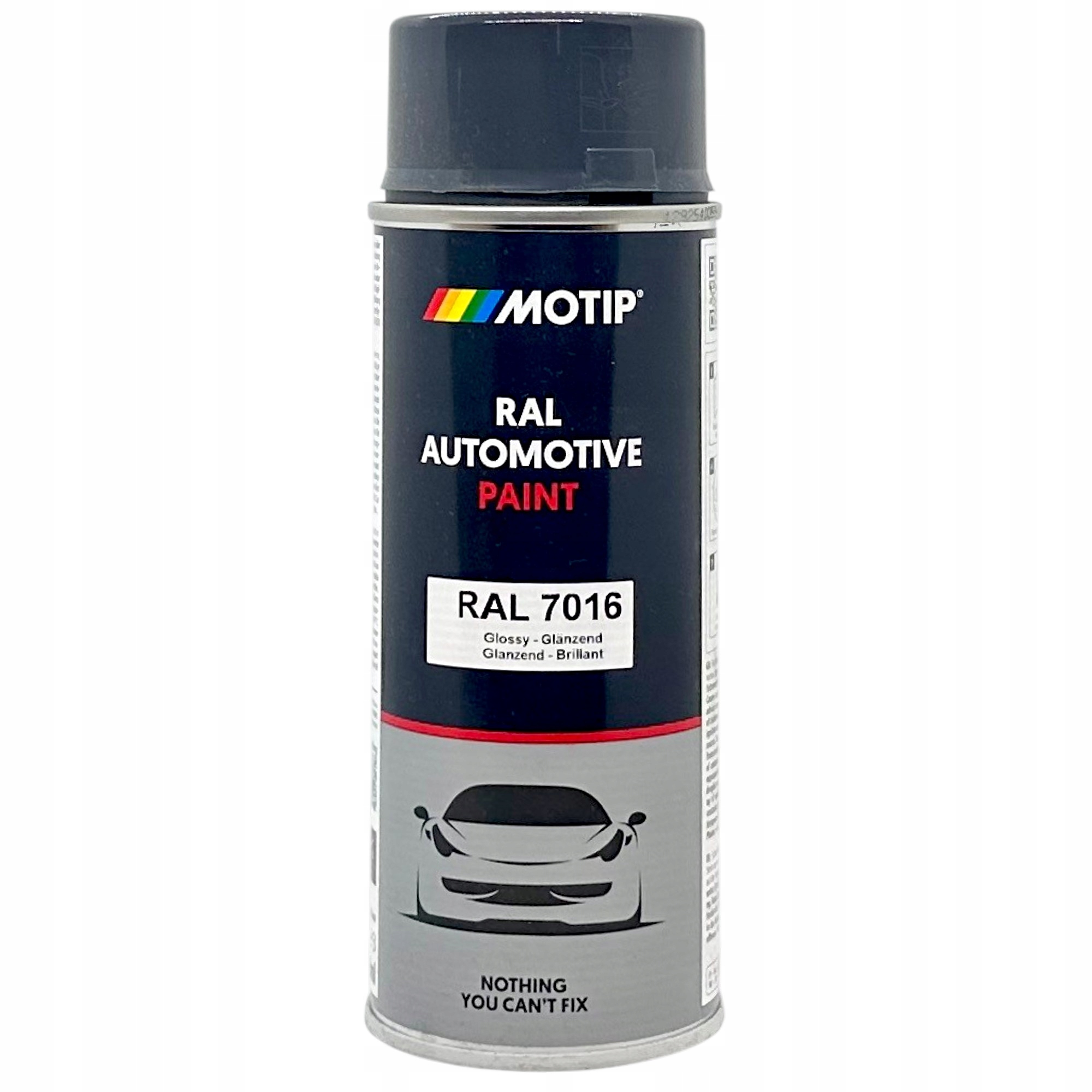 Motip Lakier Spray Ral 7016 Antracyt Połysk Akrylowy 400ML