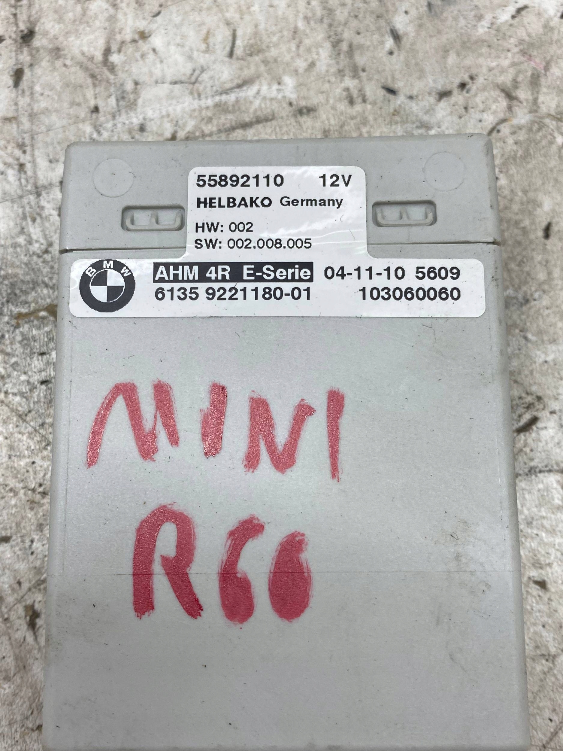 module control unit HAKA 9221180 MINI COOPER COUNTRYMAN R60 (2010-2014)