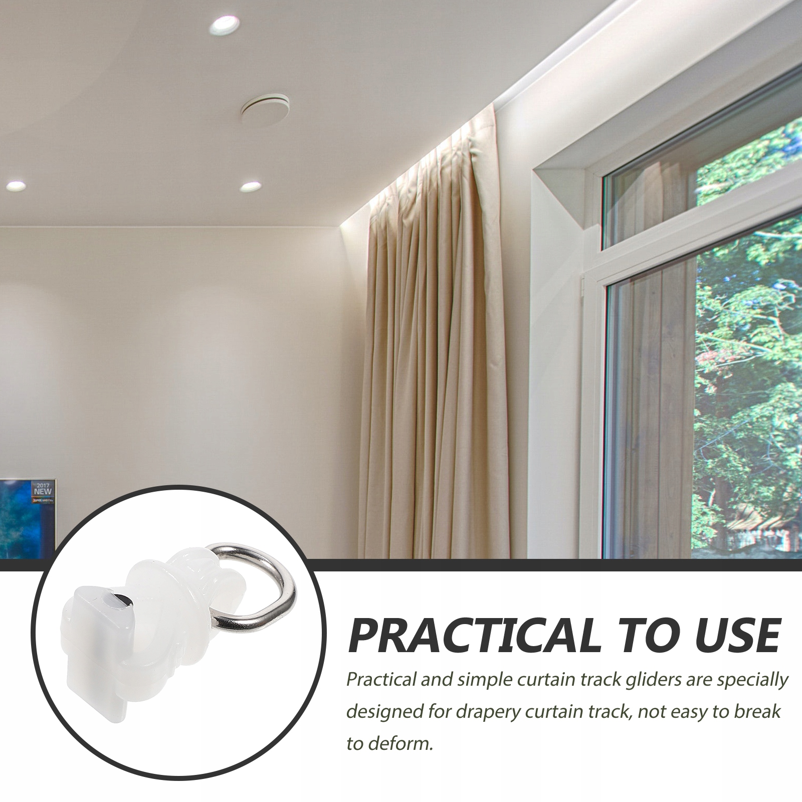 Karnisz okrągły drążek prysznicowy Rodzaj inny