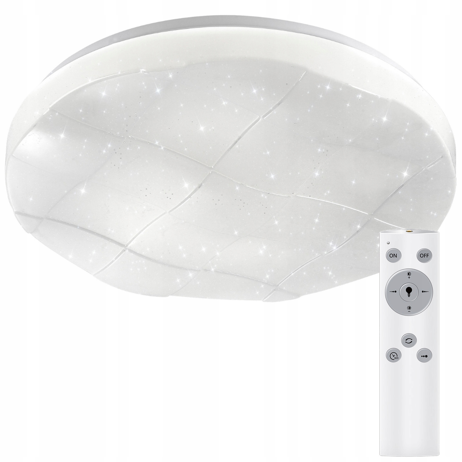 Stropní Svítidlo Led Stropní Svítidlo na omítku Efekt hvězd 48W 3 Barvy 38 Cm Dálkový Ovladač