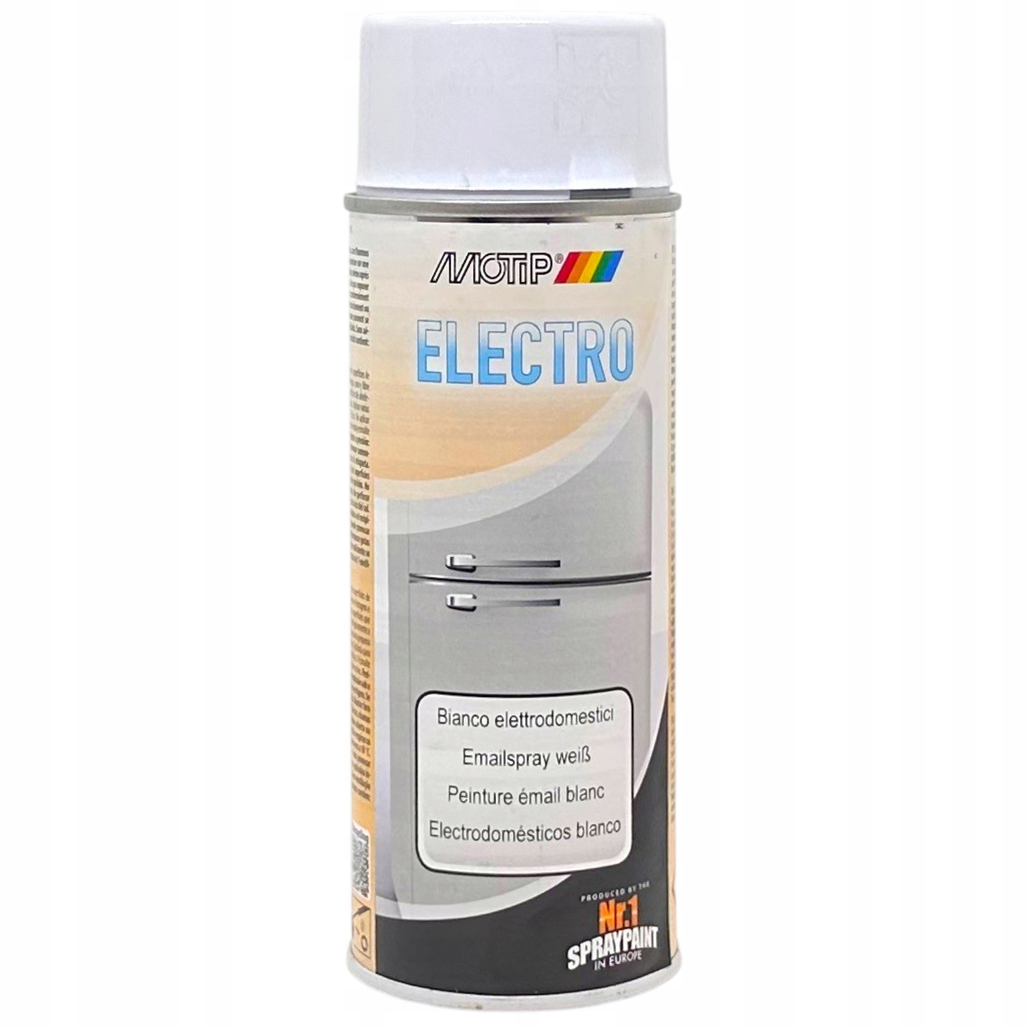 Motip Emalia do renowacji pralek lodówek Biały Spray 400ML Agd
