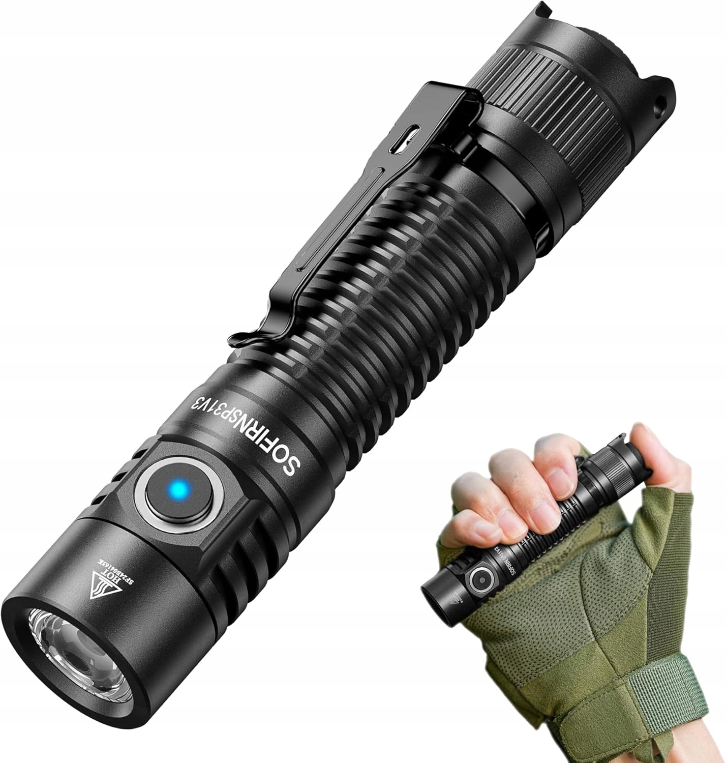 Sofirn SP31v3 Latarka taktyczna 2000 lumens 270 m Led