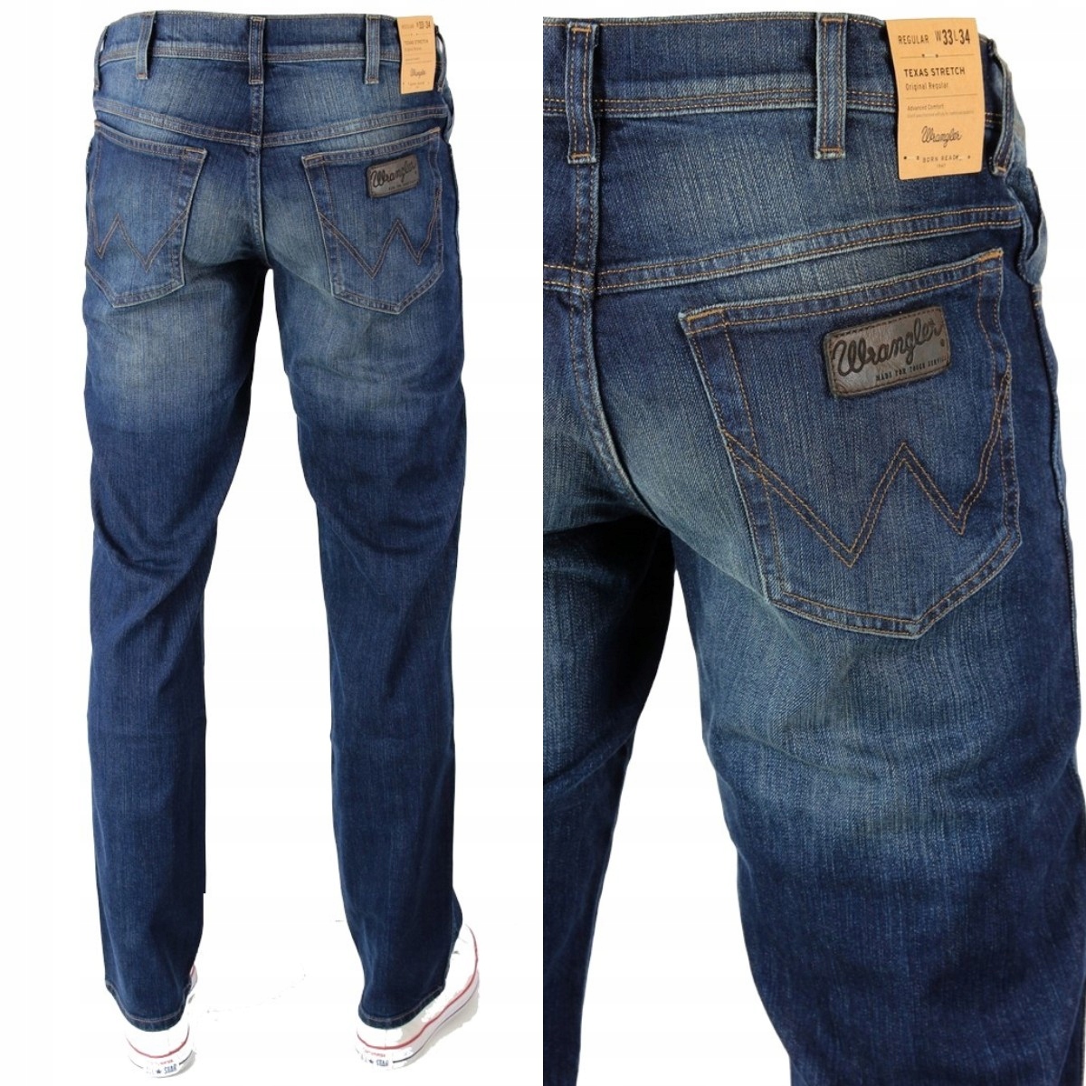 

Wrangler Texas Jeans Proste Reg. _ W35 L34