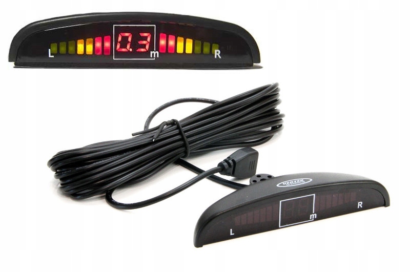 8x czujnik cofania przod i tyl 18mm LED i Buzzer Number of sensors 8