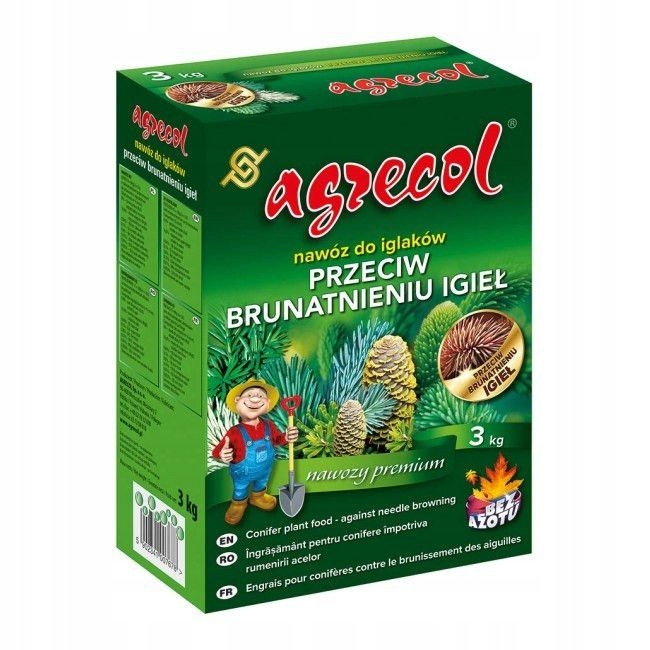 

Agrecol nawóz do Iglaków przeciw brązowieniu 3 kg