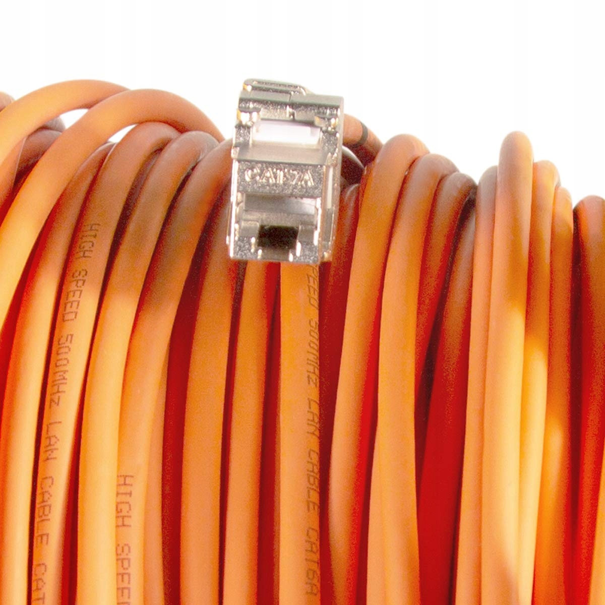 LOGILINK Kabel CAT7A S/FTP RJ45 90m 1200MHz Pomarańczowy — miniatura 6