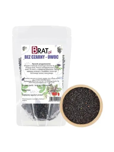 5x Bez černý – ovoce 100 g