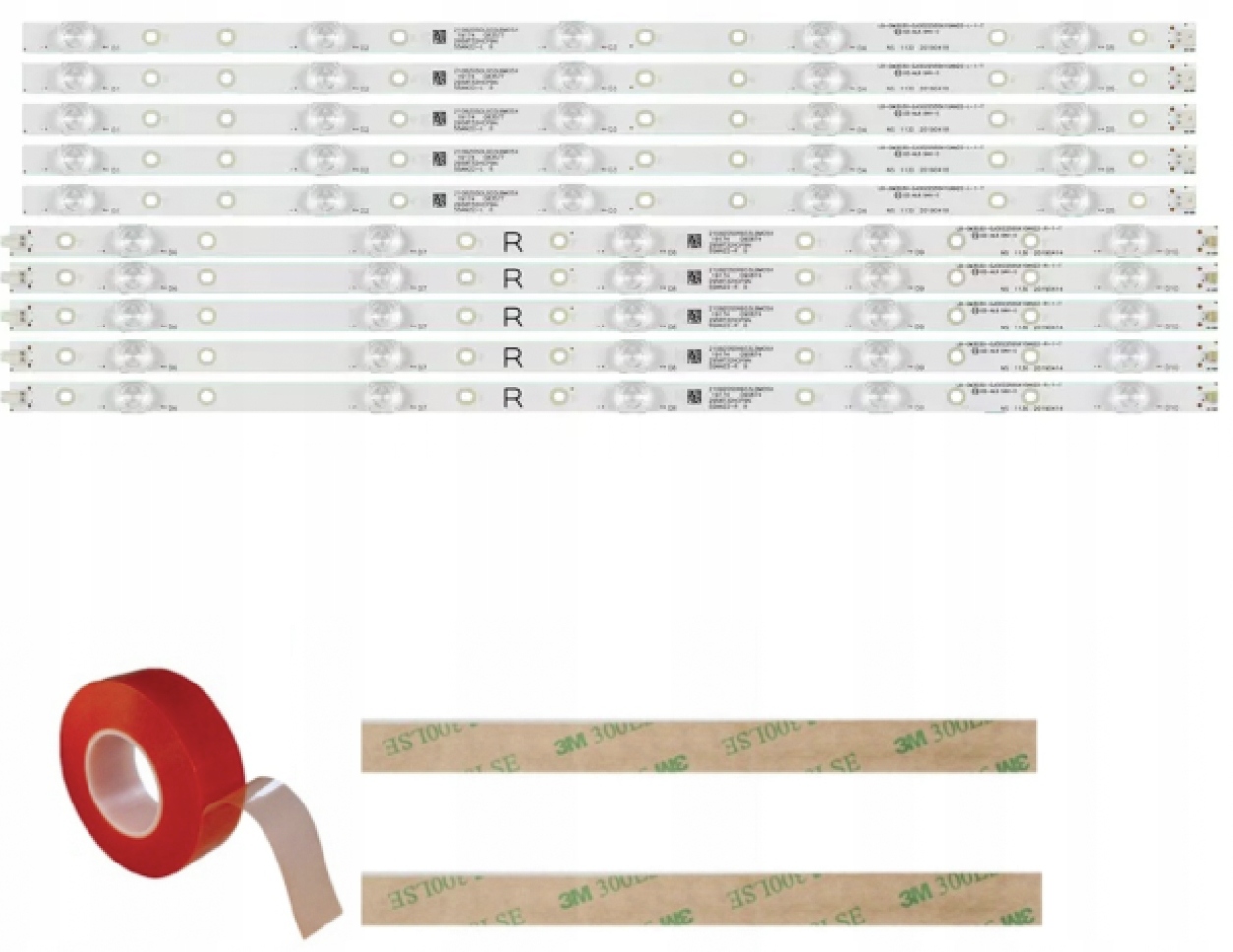 Led lišty Philips 55PUS7504 55PUS6814 55PUS6754