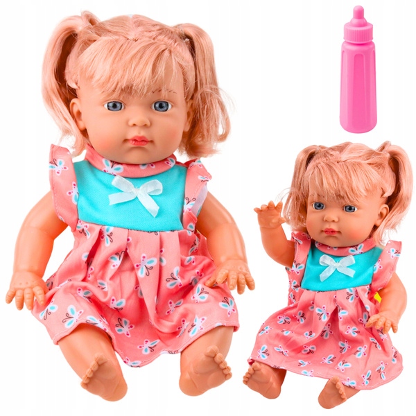 LALKA BOBAS Z DŹWIĘKIEM I BUTELKĄ 30 CM
