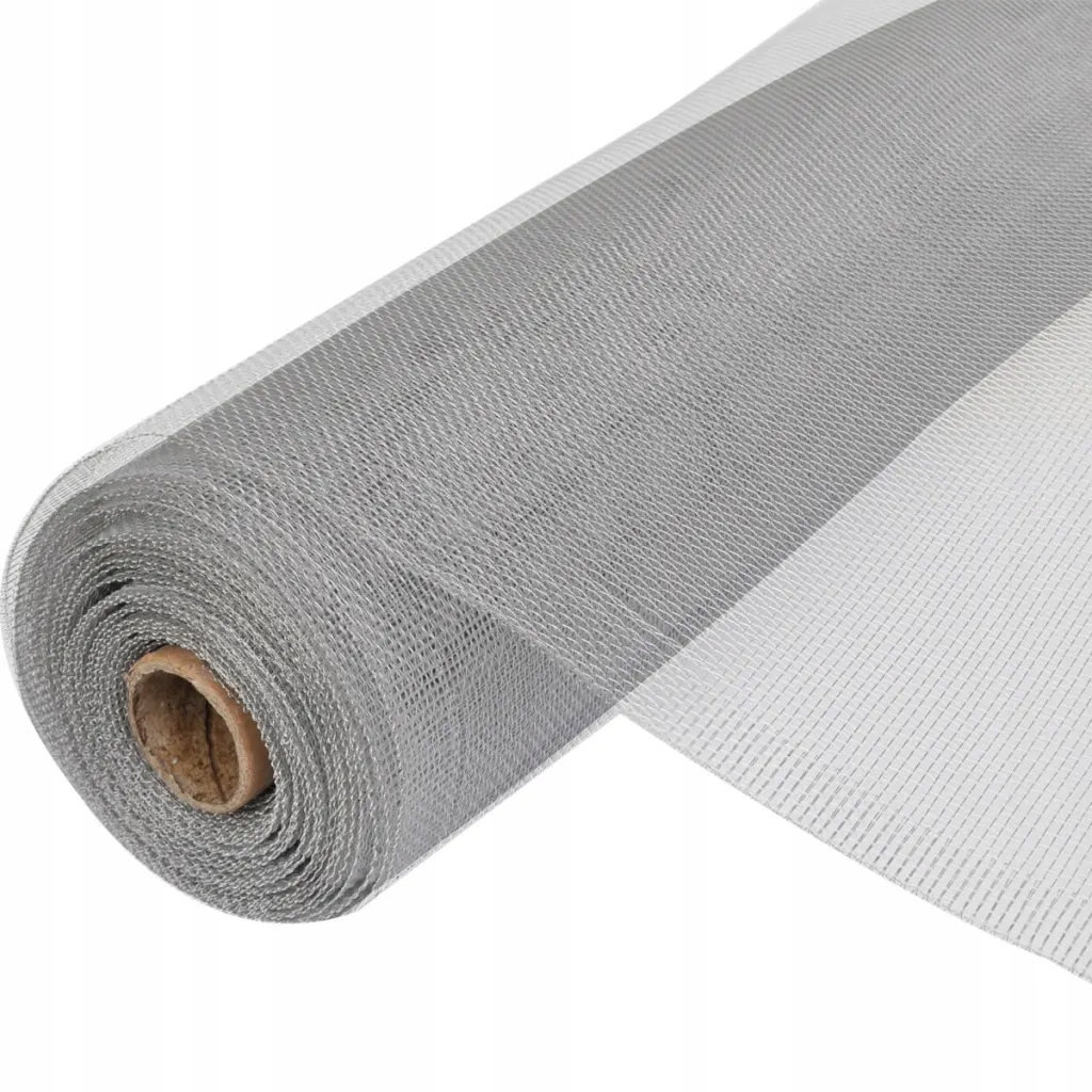 Hliníková síť Moskytiéra odolná vůči korozi 100 x 500 cm stříbrná