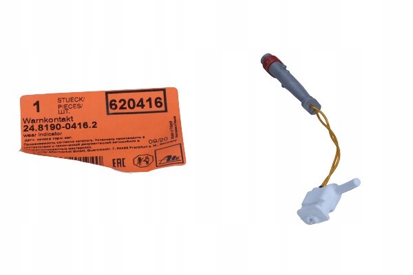 Czujn zużyc kloc ham przód ATE 24.8190-0416.2 Producent części ATE