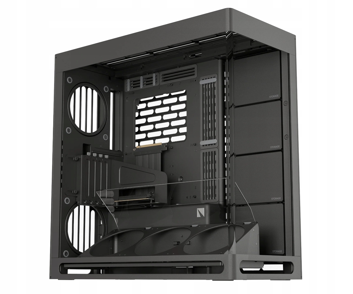 Gamingowa obudowa Pc Havn Hs 420 Vgpu Midi Tower Szkło Hartowane Czarna