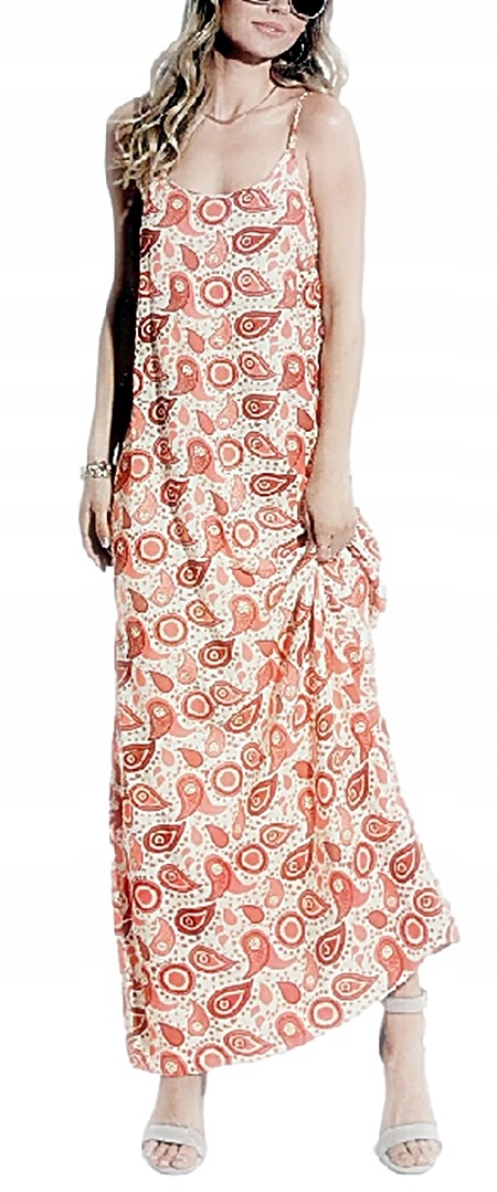 

Sukienka Damska Maxi 100% Wiskoza L Tom&rose