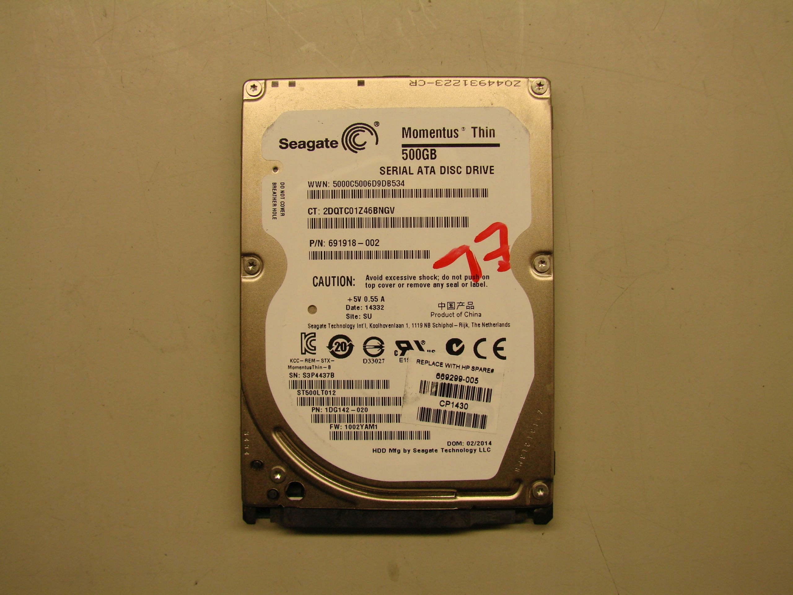 ELEKTRONIKA DO DYSKU SEAGATE ST500LT012