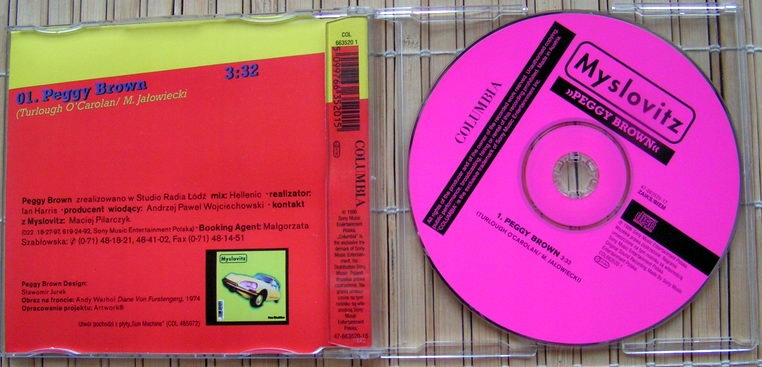 MYSLOVITZ Peggy Brown 1996 Cds Rojek Sun Machine 17178739968
