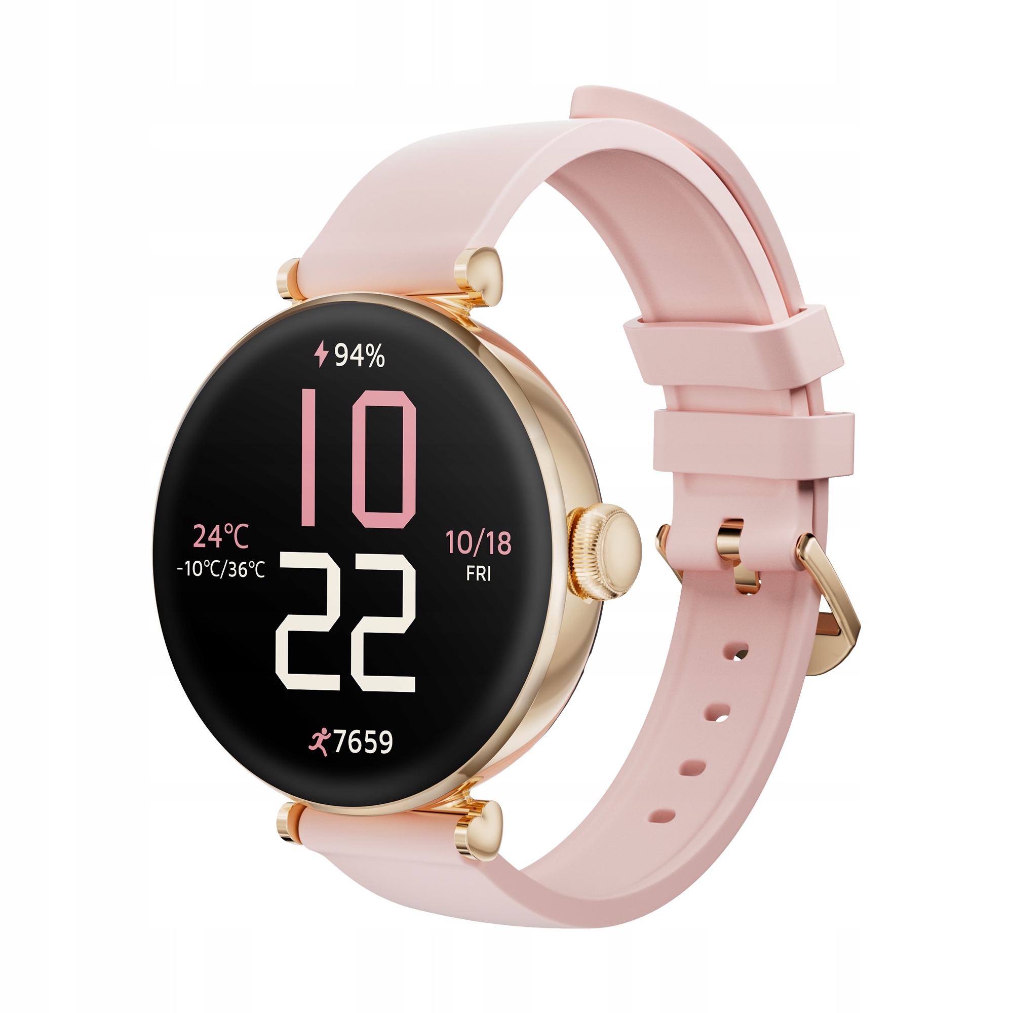 Smart hodinky Kieslect Pura Gold 1,19" Amoled Bluetooth 5.2 IP68