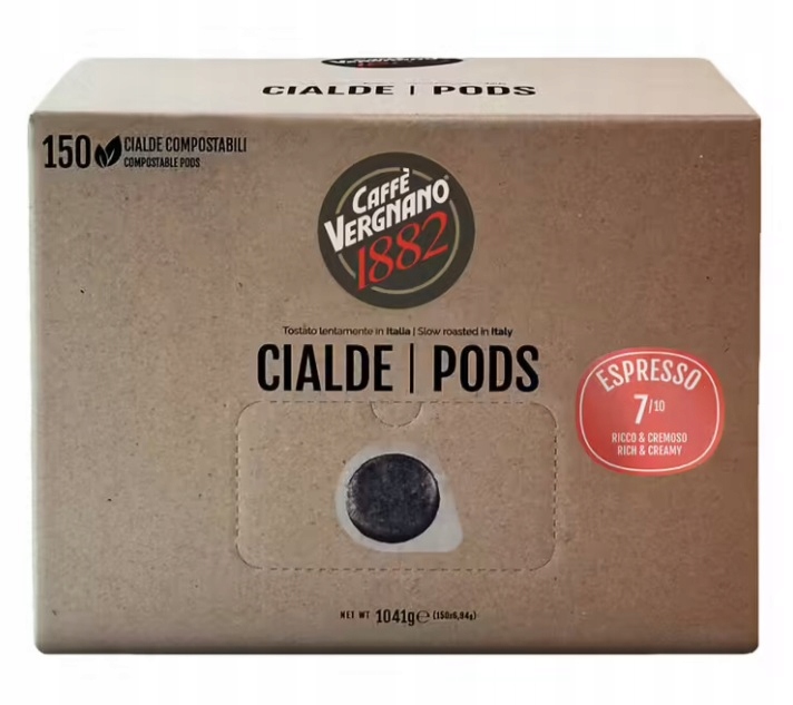 Levně Caffè Vergnano Káva v sáčcích Espresso Ese Pods 150 kusů