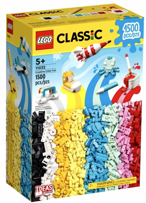 KLOCKI LEGO CLASSIC 11032 KREATYWNA ZABAWA KOLORAMI