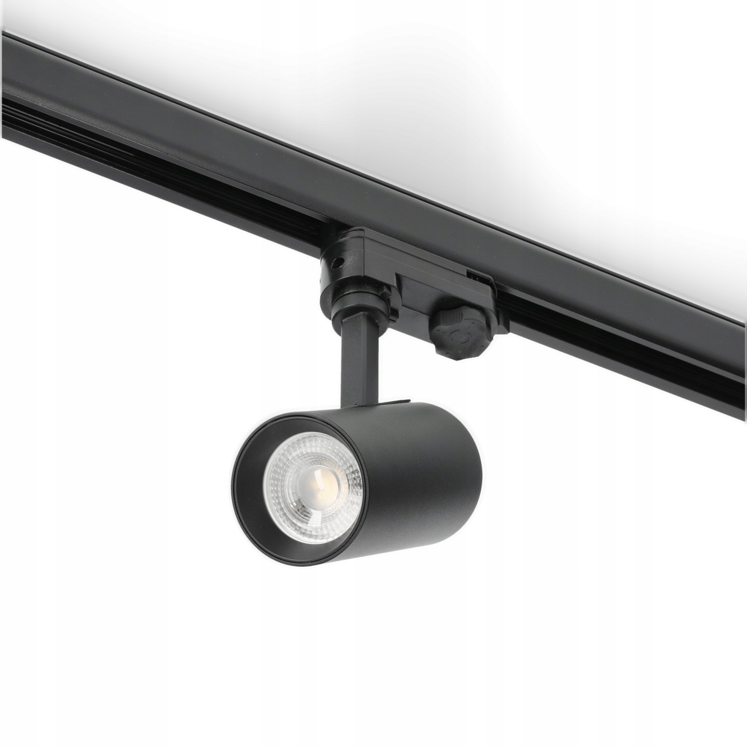 Lampa kolejnicová pro GU10 Svítidlo pro 3-fázové kolejnice Černá
