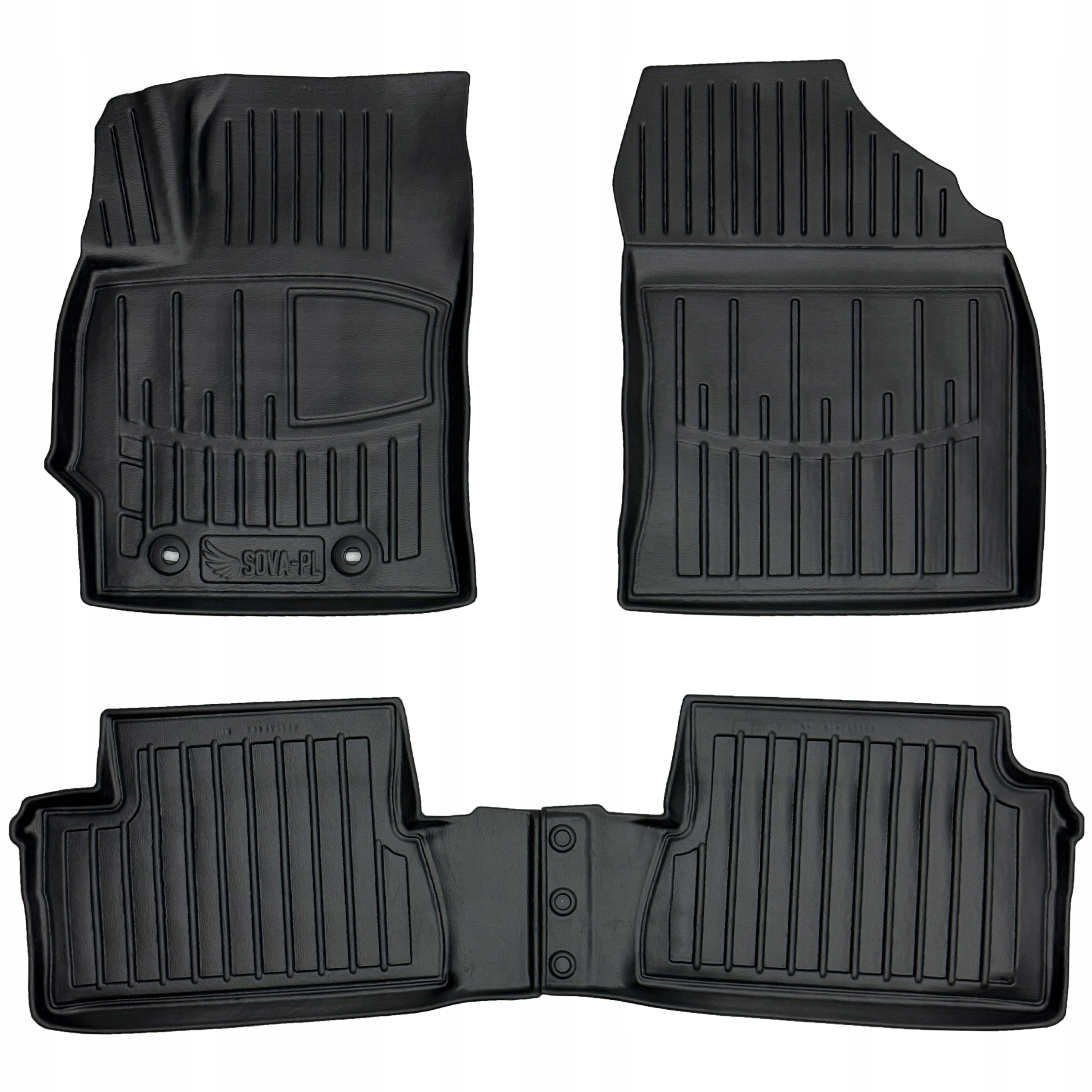 Dywaniki gumowe 3D do Toyota Auris II E180 (2012-2019) kombi, hatchback, =>