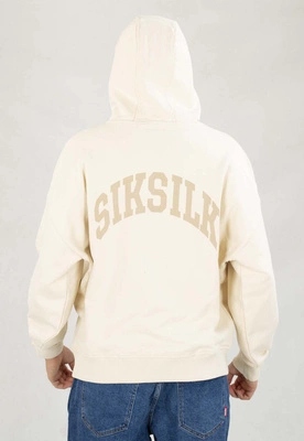 Mikina SikSilk S Kapucí Graphic SS-26802 béžová