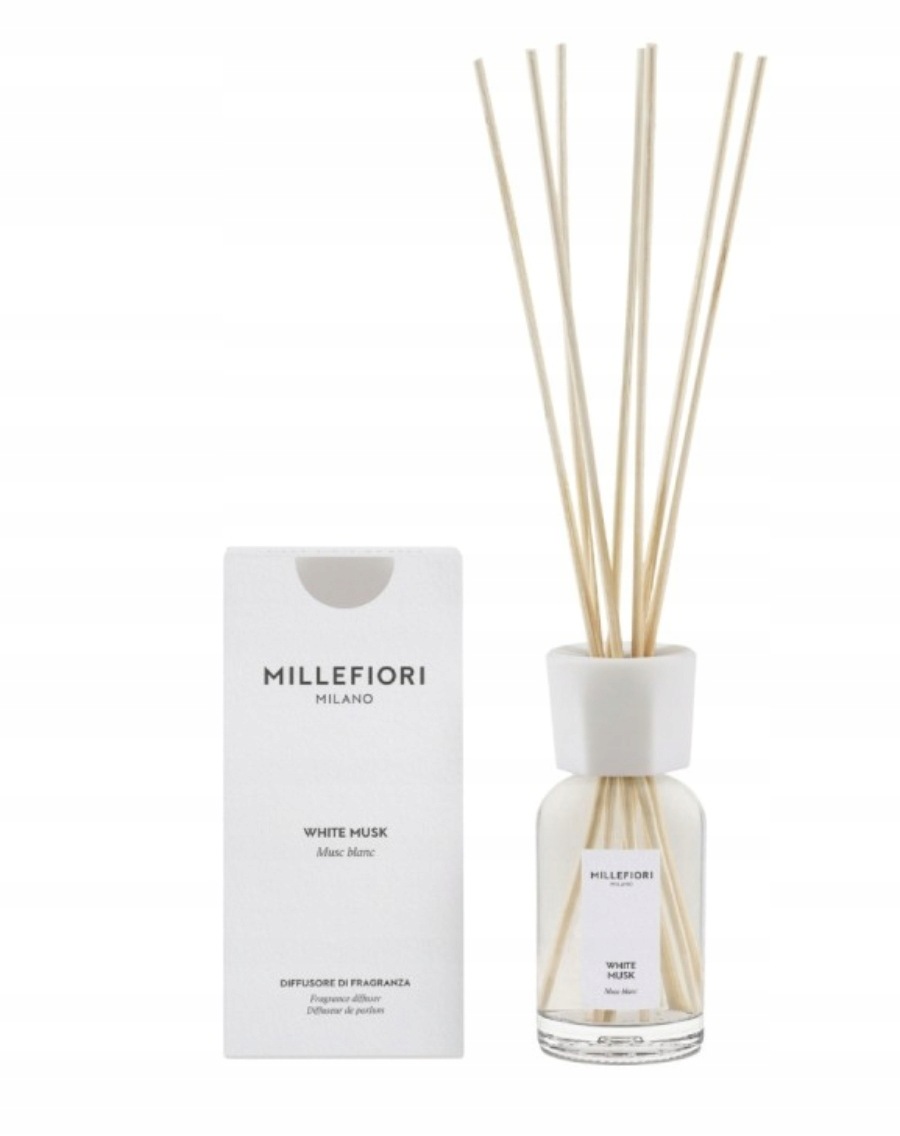 White Musk Vonné tyčinky 100 ml Millefiori Milano