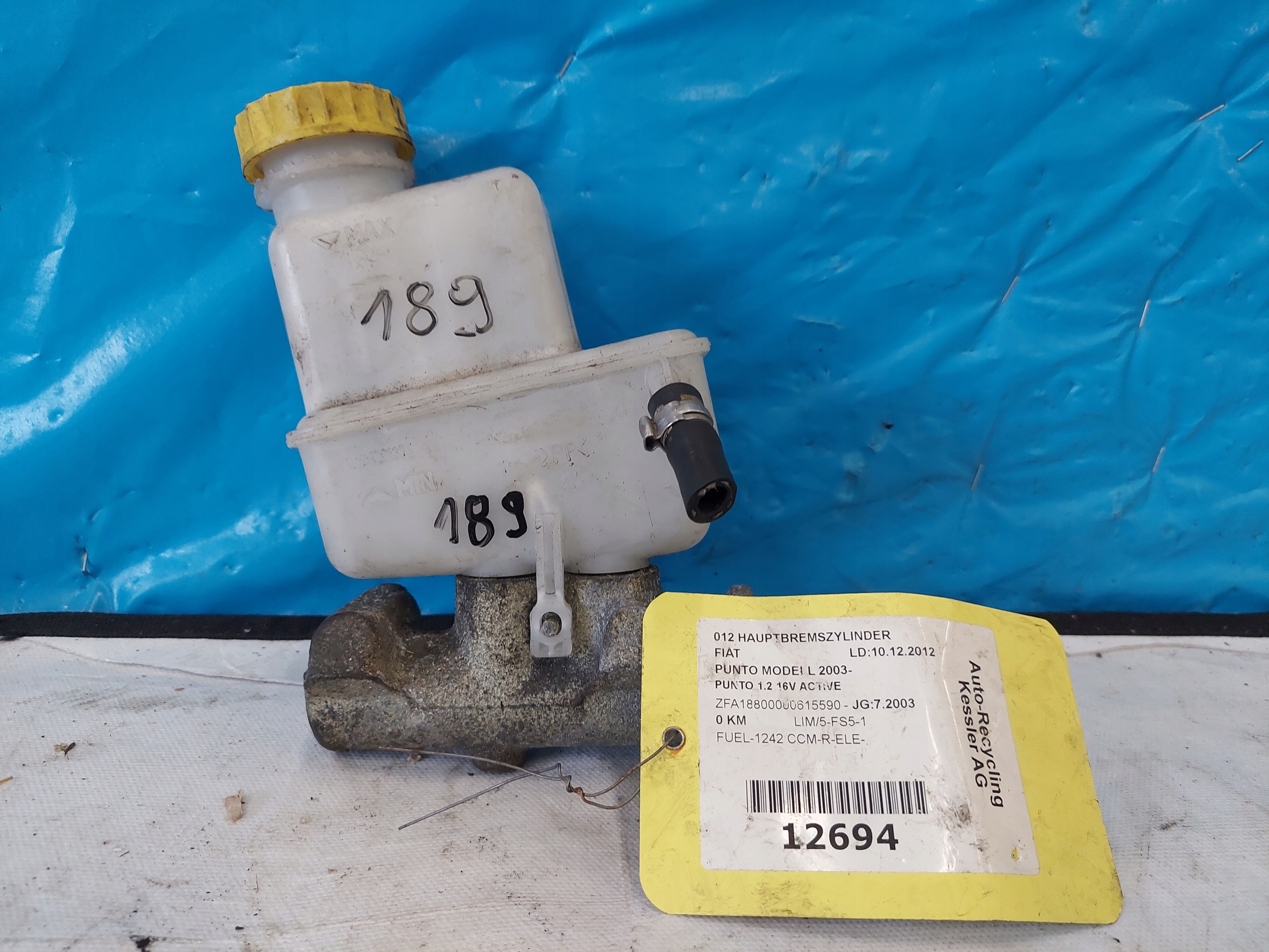Servofreno PUNTO II 1.2 16V BOSCH 60549
