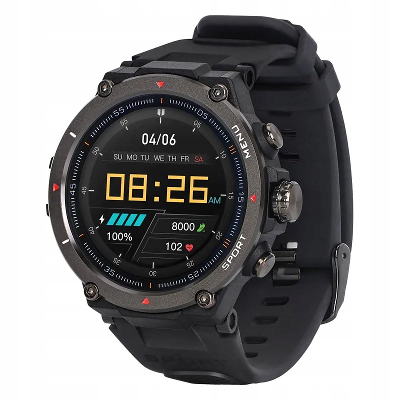 SMARTWATCH GARETT GRS PRO CZARNY