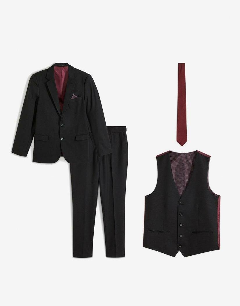 64 Garnitur Męski 4 Części