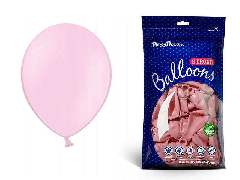 

Różowe Balony na Roczek Wesele pastel 30cm 10szt
