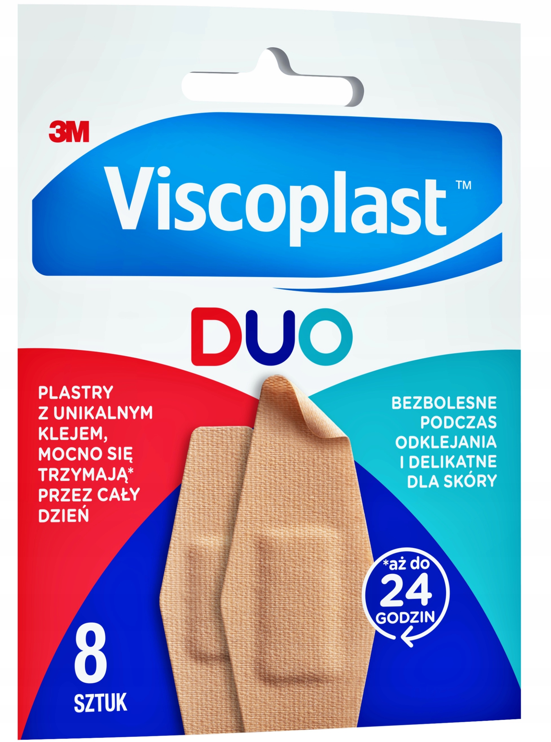 

Viscoplast Duo Wodoodporne Plastry Elastyczne 8 sz