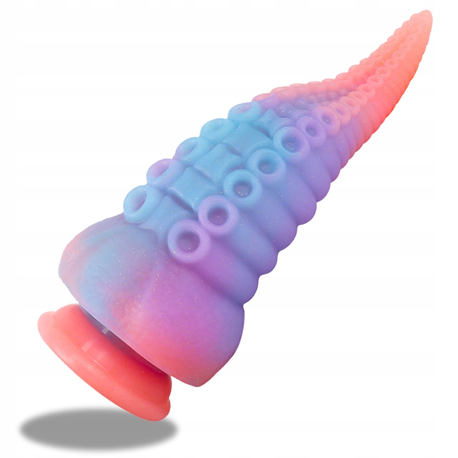 OŚMIORNICA Realistyczny Silikonowy Dildo 8.3'' Świecący Ogromny Tentacle
