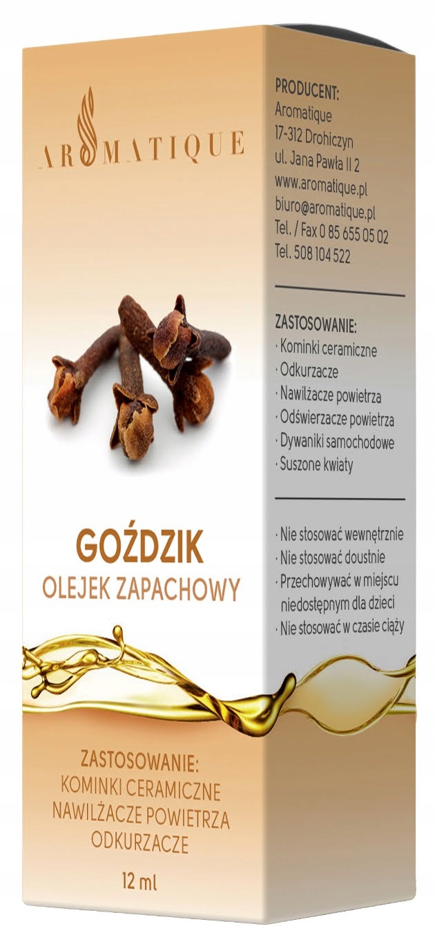 

Goździk Intensywny Olejek Zapachowy 12 ml