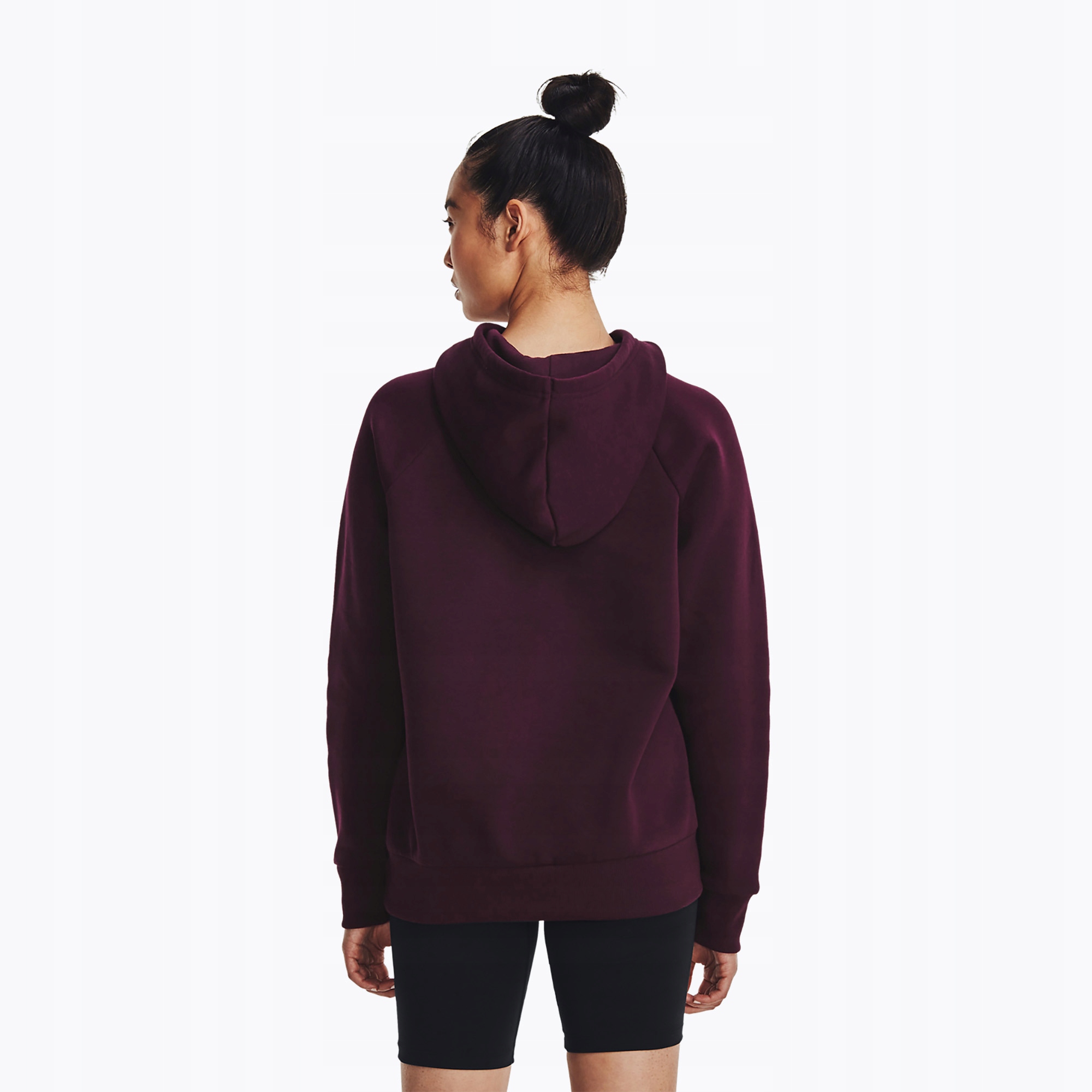 Bluza treningowa damska Under Armour Rival Fleece Big Logo maroon/white L Płeć kobieta