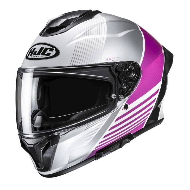 Motocyklová prilba Hjc C71 Morix White/pink biela ružová Darčeky